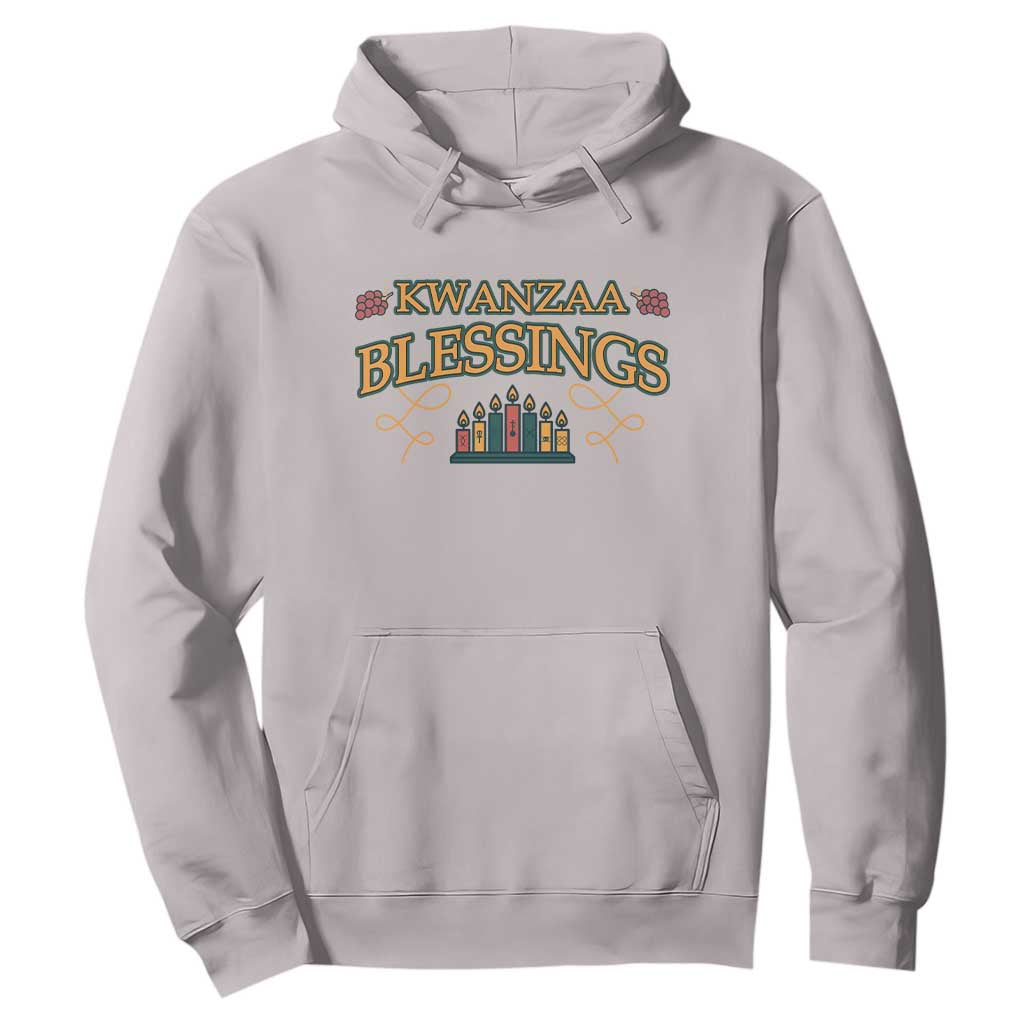 Kwanzaa Blessings Hoodie African Heritage Celebration Gift TS12 Ice Gray Print Your Wear