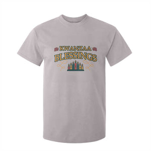 Kwanzaa Blessings T Shirt For Kid African Heritage Celebration Gift TS12 Ice Gray Print Your Wear