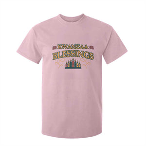 Kwanzaa Blessings T Shirt For Kid African Heritage Celebration Gift TS12 Light Pink Print Your Wear