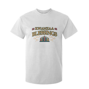 Kwanzaa Blessings T Shirt For Kid African Heritage Celebration Gift TS12 White Print Your Wear