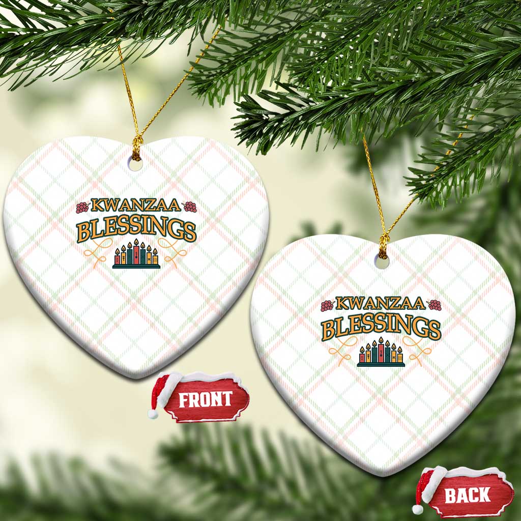 Kwanzaa Blessings Ceramic Ornament African Heritage Celebration Gift TS12 Print Your Wear