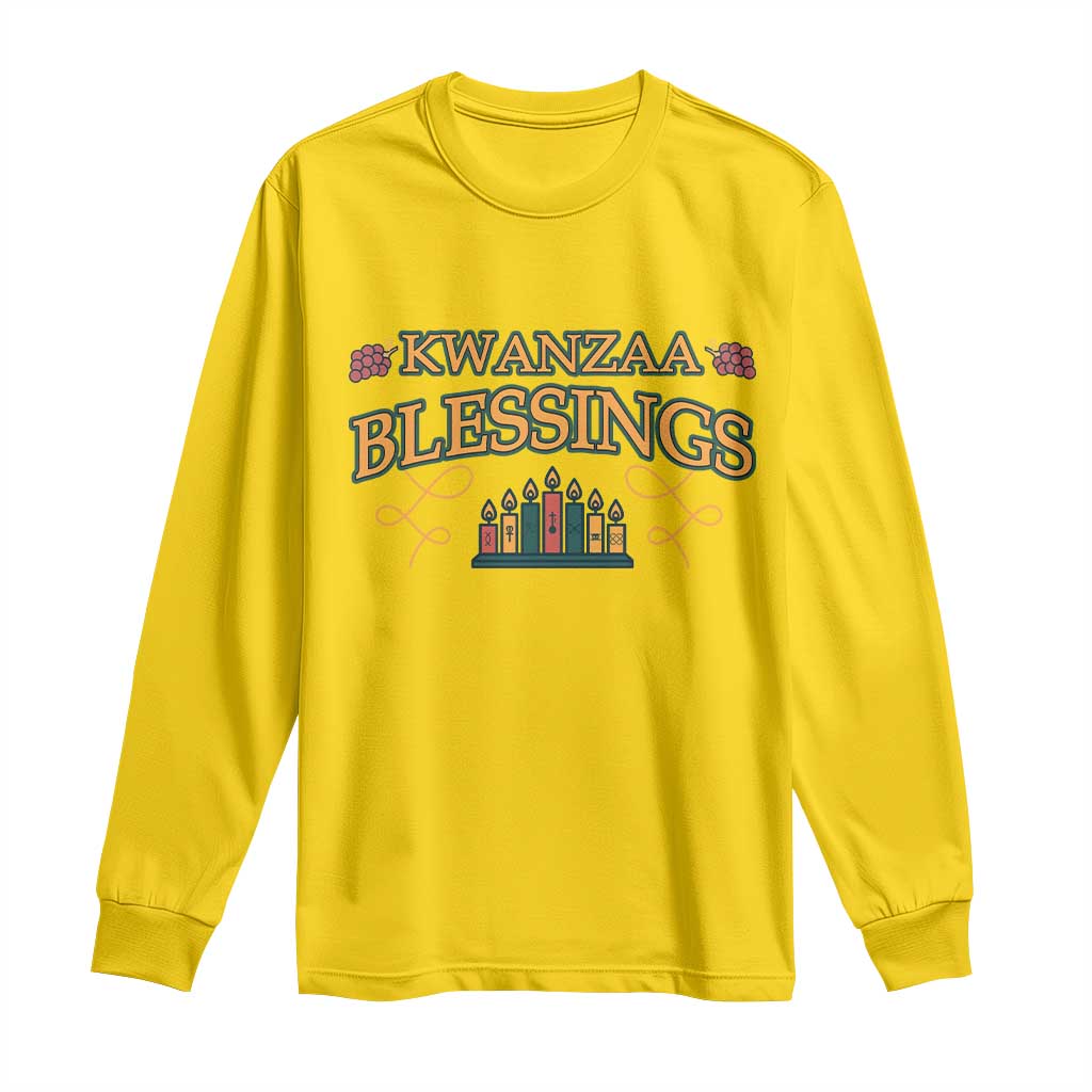 Kwanzaa Blessings Long Sleeve Shirt African Heritage Celebration Gift TS12 Daisy Print Your Wear