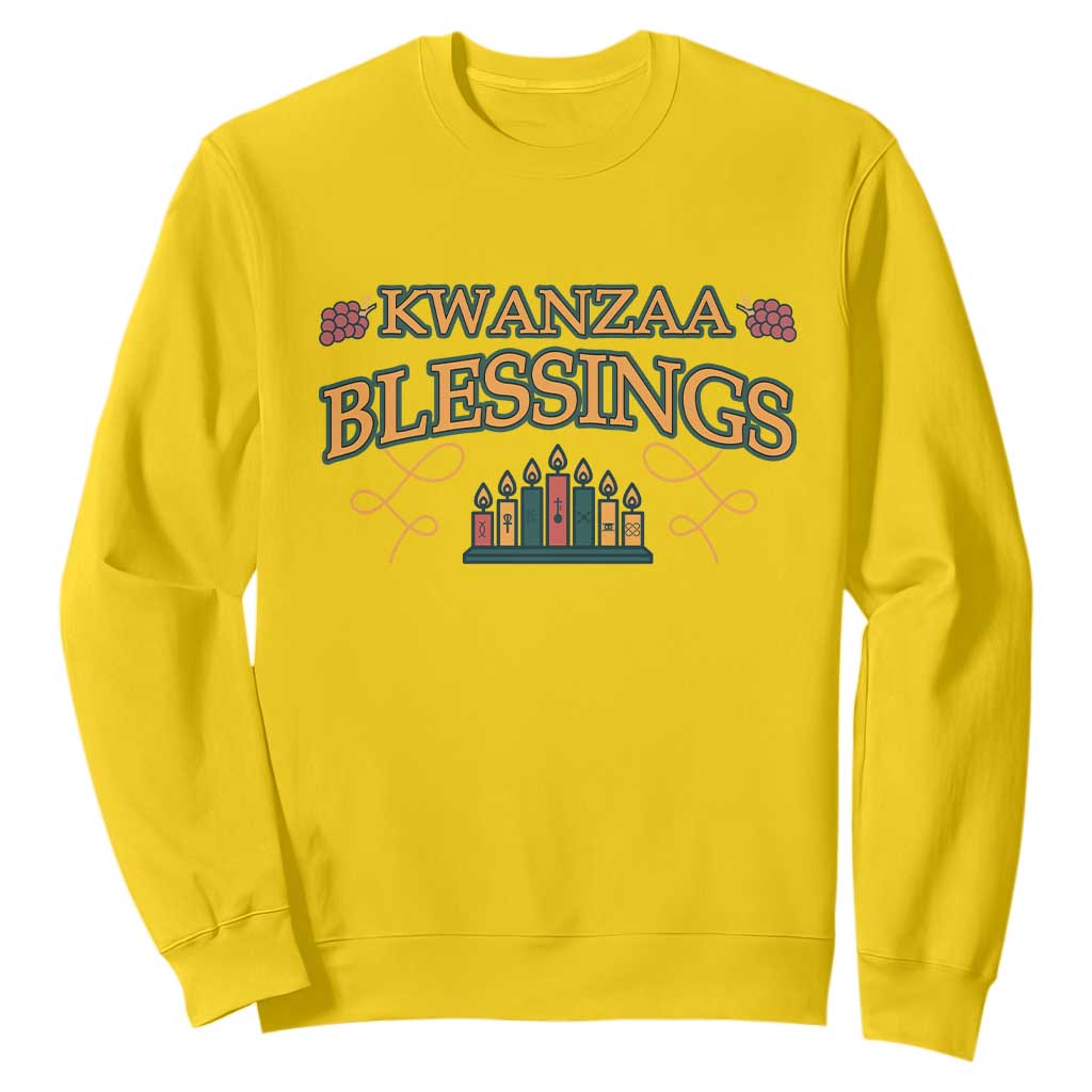 Kwanzaa Blessings Sweatshirt African Heritage Celebration Gift TS12 Daisy Print Your Wear