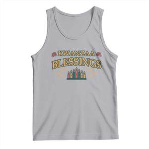 Kwanzaa Blessings Tank Top African Heritage Celebration Gift TS12 Athletic Heather Print Your Wear