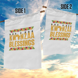 Kwanzaa Blessings Garden Flag Kinara Light African Heritage Gift TS12 Print Your Wear