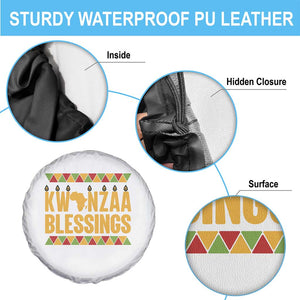 Kwanzaa Blessings Spare Tire Cover Kinara Light African Heritage Gift TS12 Print Your Wear