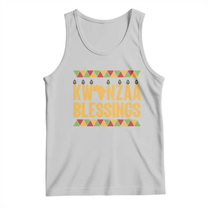 Kwanzaa Blessings Tank Top Kinara Light African Heritage Gift TS12 Ash Print Your Wear