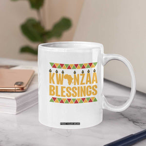 Kwanzaa Blessings Coffee Mug Kinara Light African Heritage Gift TS12 Print Your Wear
