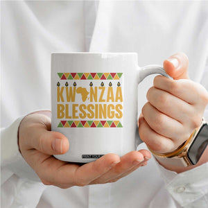 Kwanzaa Blessings Coffee Mug Kinara Light African Heritage Gift TS12 Print Your Wear