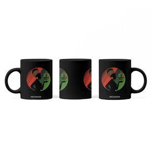 African Woman With Kinara Coffee Mug Happy Kwanzaa Cultural Pride Gift TS12 Print Your Wear