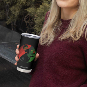 African Woman With Kinara Tumbler Cup Happy Kwanzaa Cultural Pride Gift TS12 Print Your Wear