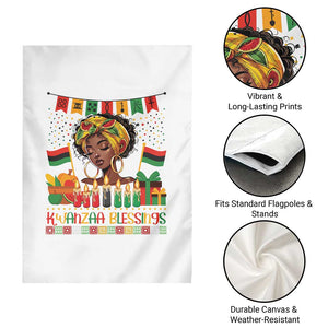 Kwanzaa Blessings African Woman Garden Flag Umoja Seven Principles Family Gift TS12 Print Your Wear