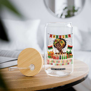 Kwanzaa Blessings African Woman Glass Can Umoja Seven Principles Family Gift TS12 Print Your Wear