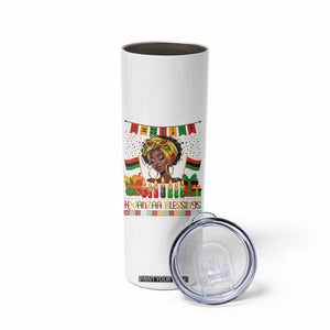 Kwanzaa Blessings African Woman Skinny Tumbler Umoja Seven Principles Family Gift TS12 Print Your Wear