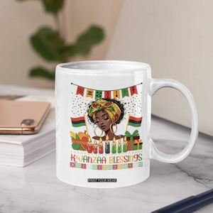 Kwanzaa Blessings African Woman Coffee Mug Umoja Seven Principles Family Gift TS12 Print Your Wear