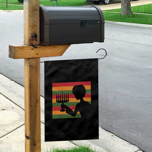 Kwanzaa Umoja Family African Woman Seven Principles Gift Garden Flag - Print Your Wear