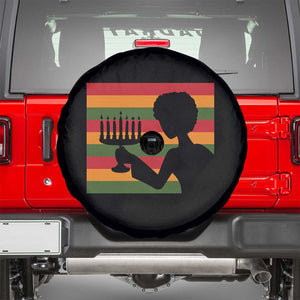 Kwanzaa Umoja Family African Woman Seven Principles Gift Spare Tire Cover TS12 Black Print Your Wear