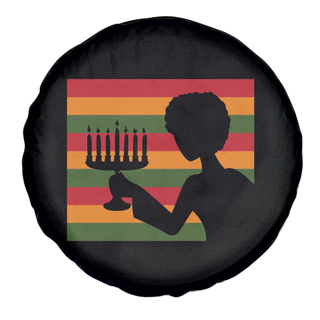 Kwanzaa Umoja Family African Woman Seven Principles Gift Spare Tire Cover - Print Your Wear