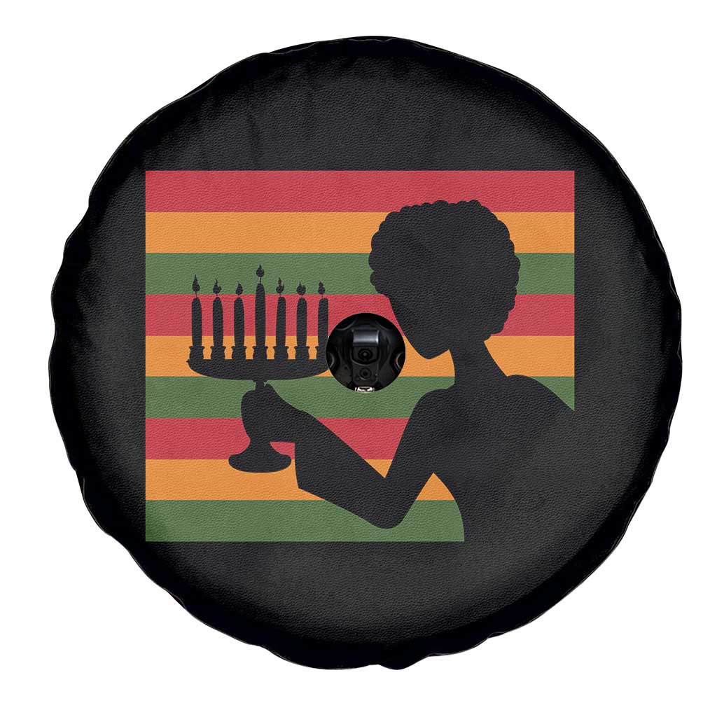 Kwanzaa Umoja Family African Woman Seven Principles Gift Spare Tire Cover - Print Your Wear