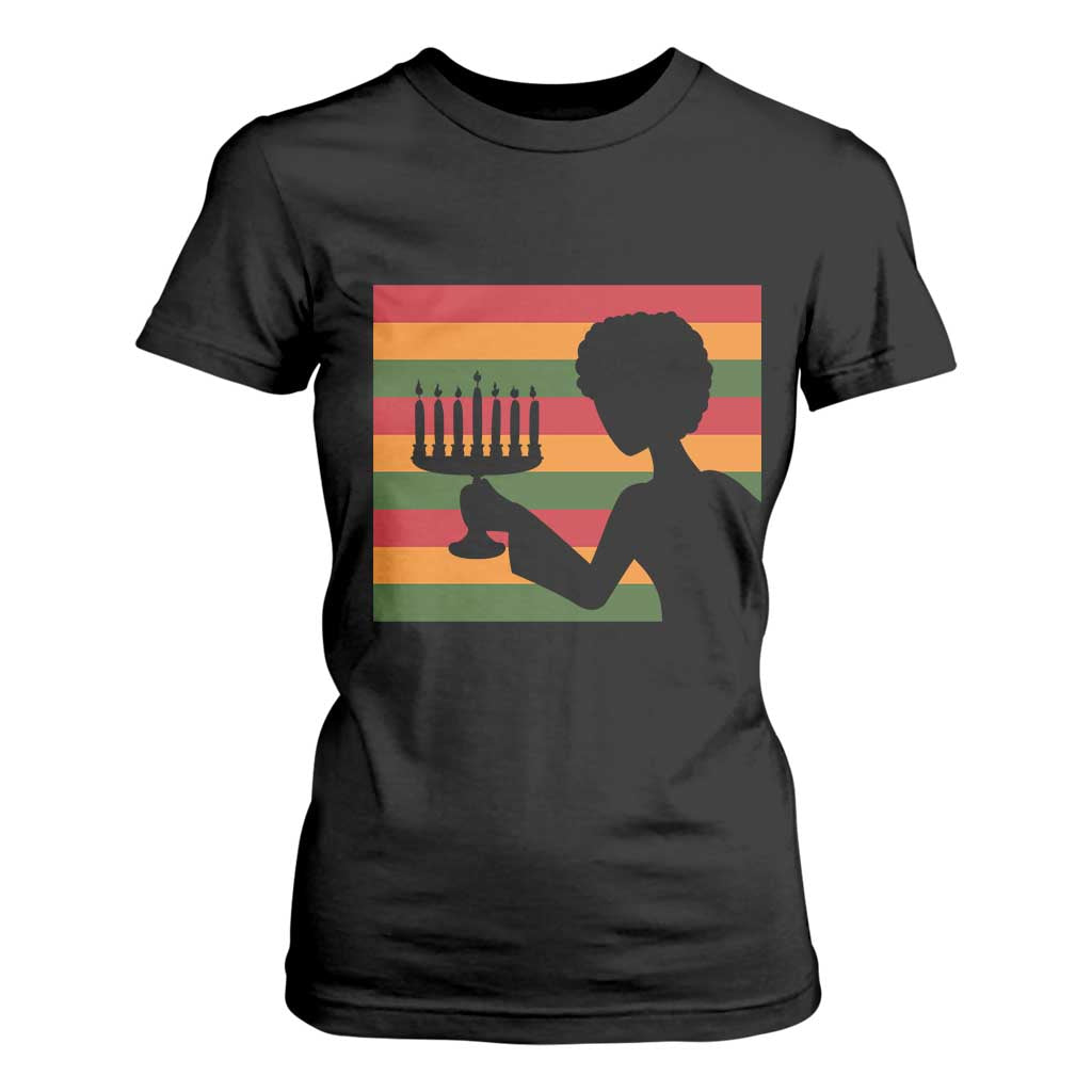 Kwanzaa Umoja Family African Woman Seven Principles Gift T Shirt For Women - Print Your Wear