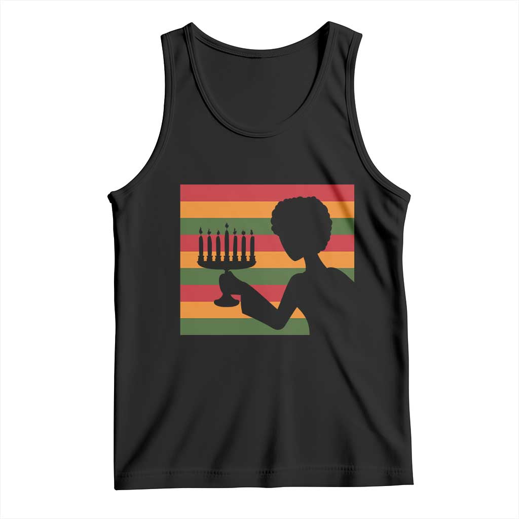Kwanzaa Umoja Family African Woman Seven Principles Gift Tank Top TS12 Black Print Your Wear