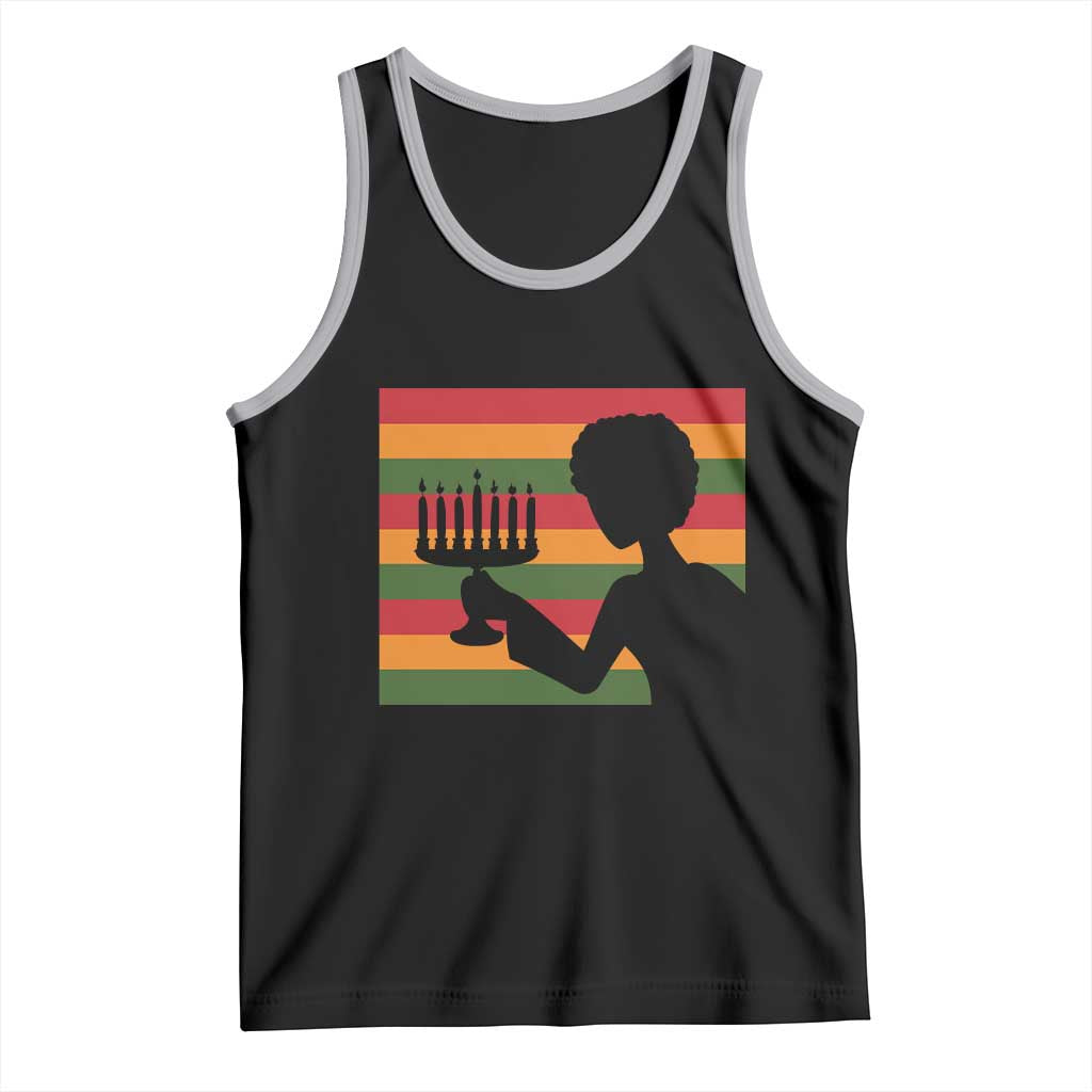 Kwanzaa Umoja Family African Woman Seven Principles Gift Tank Top - Print Your Wear