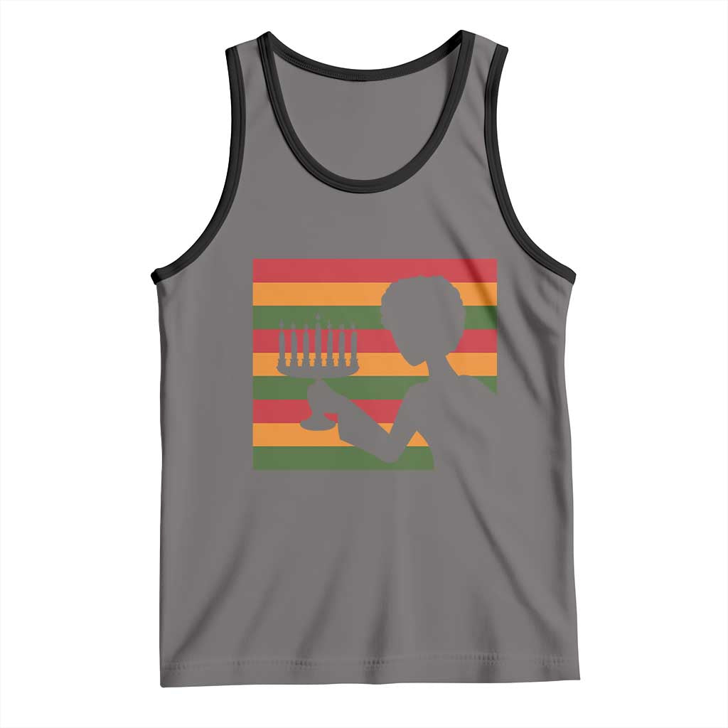 Kwanzaa Umoja Family African Woman Seven Principles Gift Tank Top - Print Your Wear