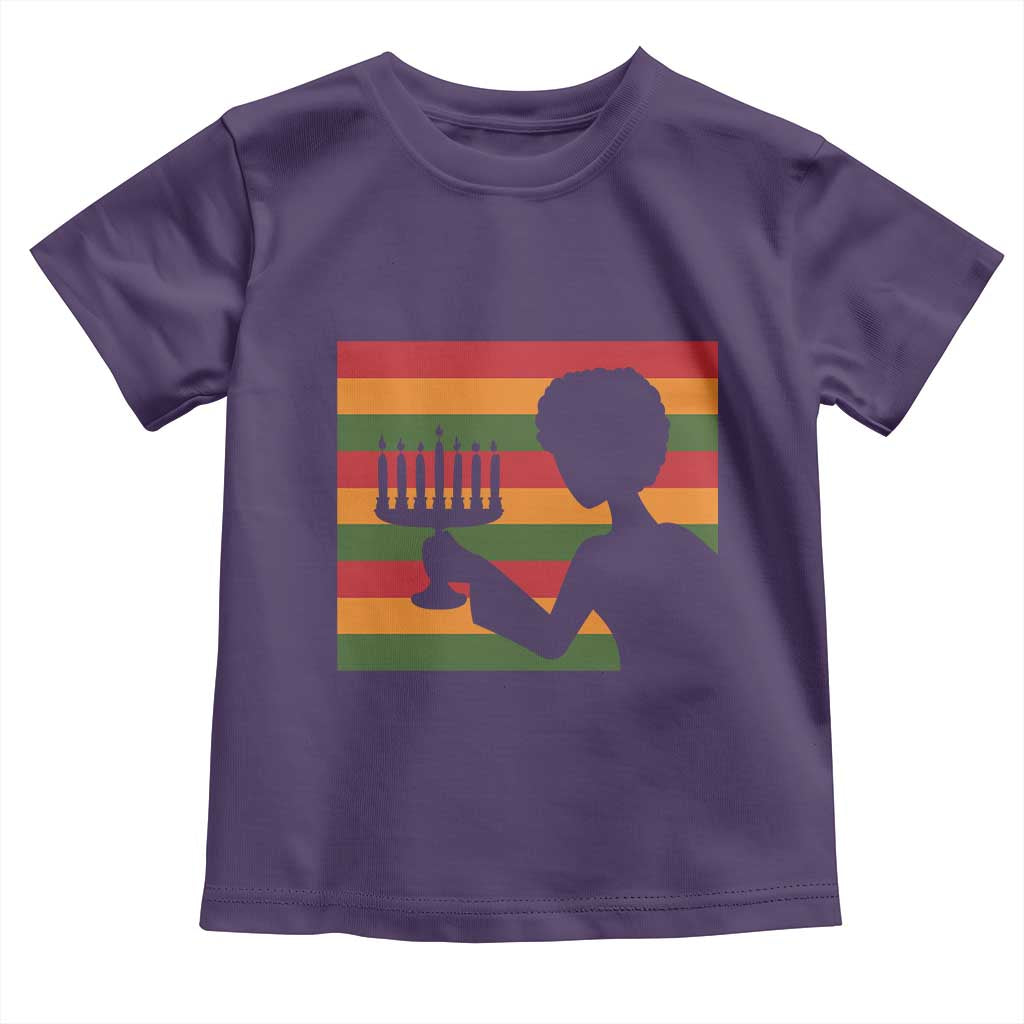 Kwanzaa Umoja Family African Woman Seven Principles Gift Toddler T Shirt TS12 Purple Print Your Wear