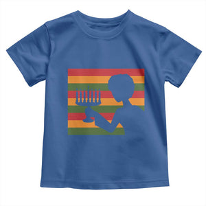 Kwanzaa Umoja Family African Woman Seven Principles Gift Toddler T Shirt TS12 Royal Blue Print Your Wear