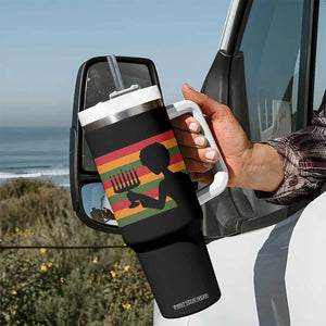 Kwanzaa Umoja Family African Woman Seven Principles Gift Tumbler With Handle TS12 Print Your Wear