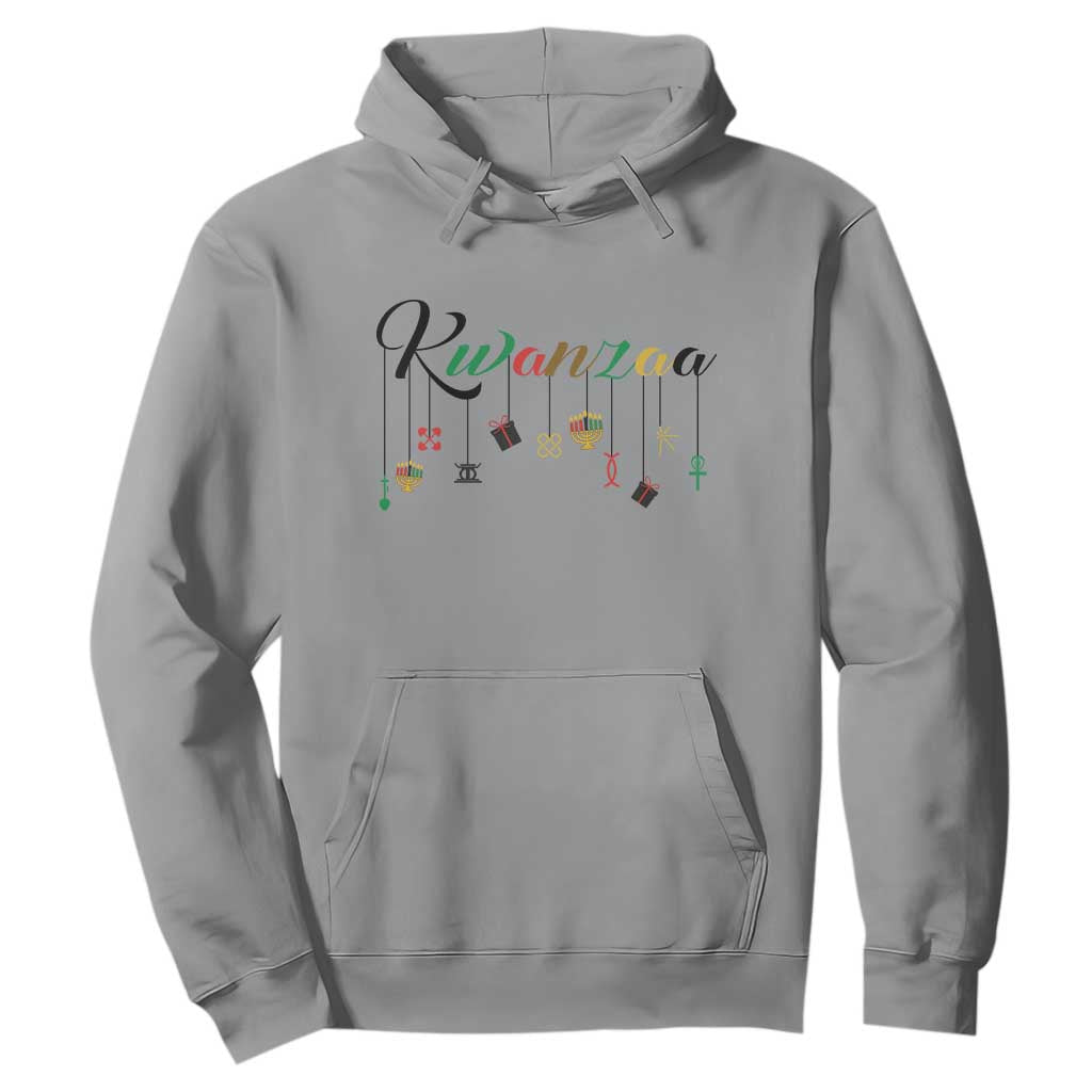 Kwanzaa Hoodie Lights Of Unity Seven Principles Heritage Gift TS12 Sport Gray Print Your Wear