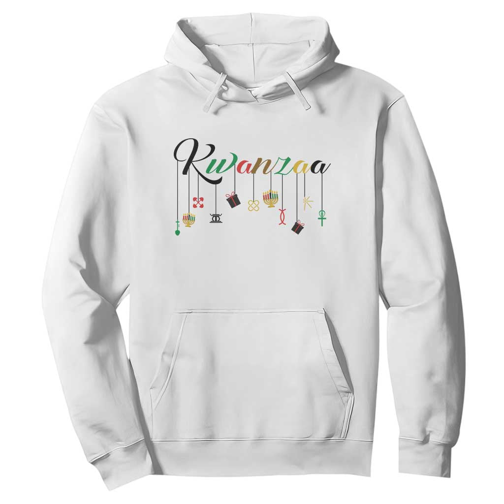 Kwanzaa Hoodie Lights Of Unity Seven Principles Heritage Gift TS12 White Print Your Wear