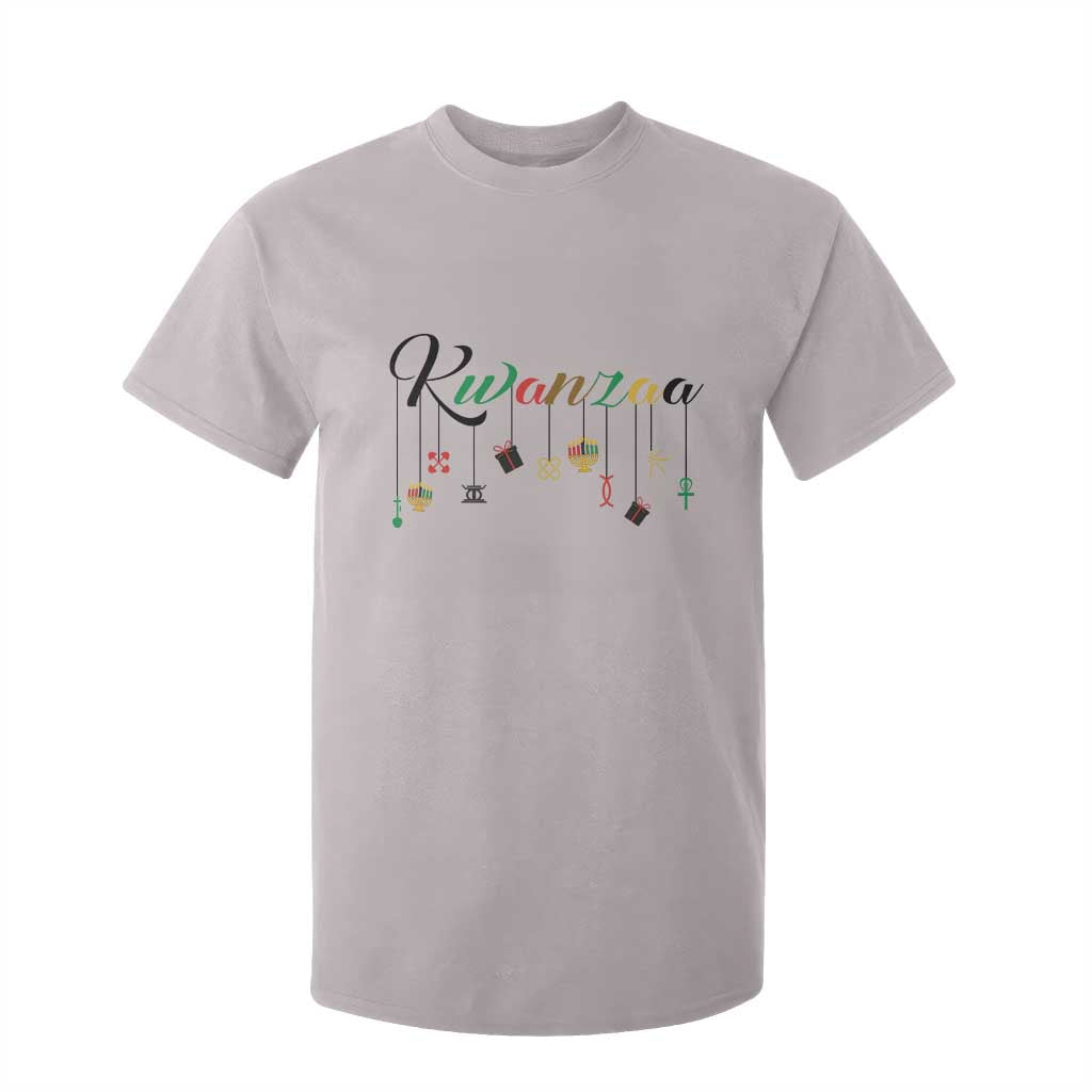 Kwanzaa T Shirt For Kid Lights Of Unity Seven Principles Heritage Gift TS12 Ice Gray Print Your Wear