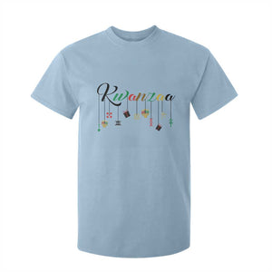 Kwanzaa T Shirt For Kid Lights Of Unity Seven Principles Heritage Gift TS12 Light Blue Print Your Wear