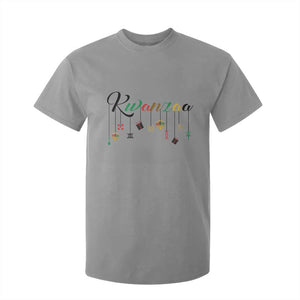 Kwanzaa T Shirt For Kid Lights Of Unity Seven Principles Heritage Gift TS12 Sport Gray Print Your Wear