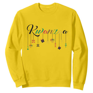 Kwanzaa Sweatshirt Lights Of Unity Seven Principles Heritage Gift TS12 Daisy Print Your Wear