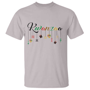 Kwanzaa T Shirt Lights Of Unity Seven Principles Heritage Gift TS12 Ice Gray Print Your Wear