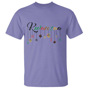 Kwanzaa T Shirt Lights Of Unity Seven Principles Heritage Gift TS12 Violet Print Your Wear
