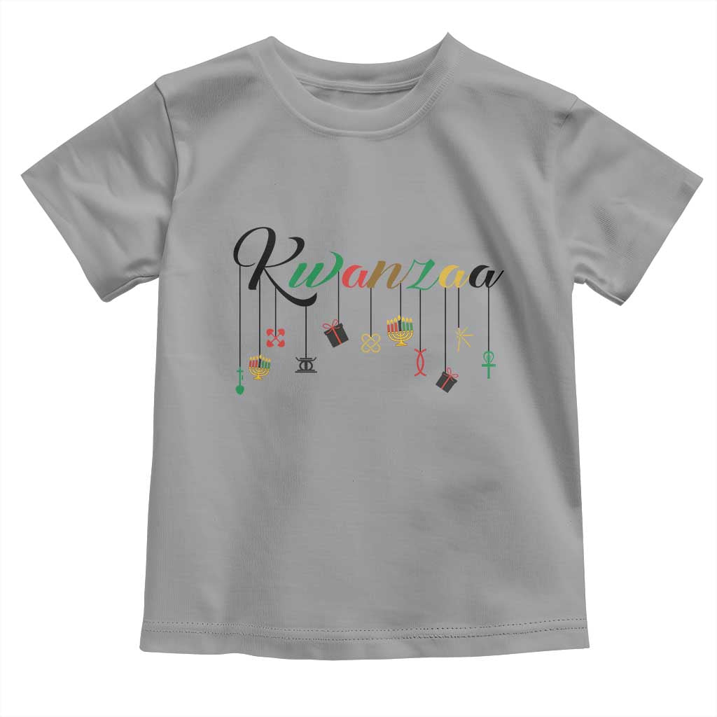 Kwanzaa Toddler T Shirt Lights Of Unity Seven Principles Heritage Gift TS12 Sport Gray Print Your Wear