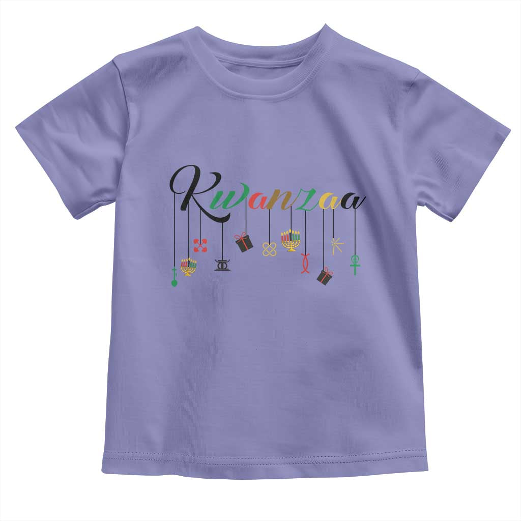 Kwanzaa Toddler T Shirt Lights Of Unity Seven Principles Heritage Gift TS12 Violet Print Your Wear