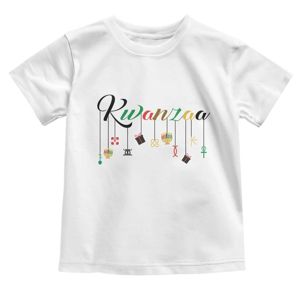 Kwanzaa Toddler T Shirt Lights Of Unity Seven Principles Heritage Gift TS12 White Print Your Wear