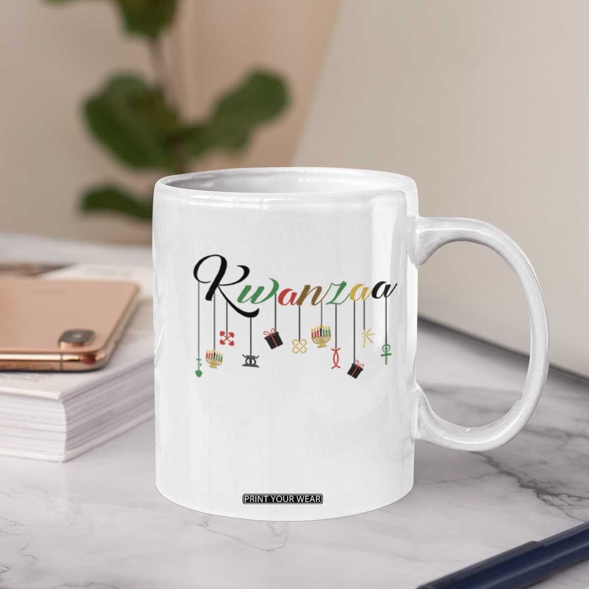 Kwanzaa Coffee Mug Lights Of Unity Seven Principles Heritage Gift TS12 Print Your Wear