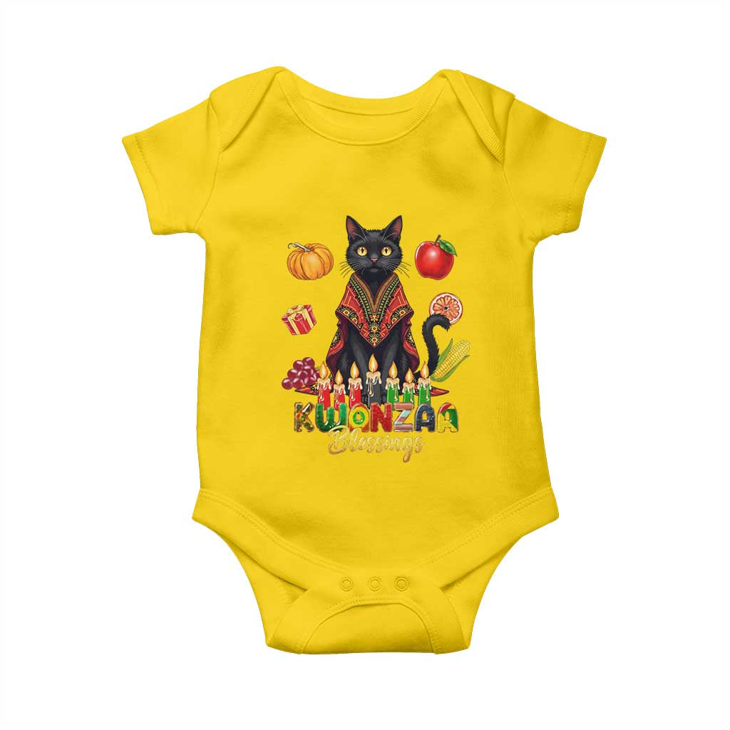 Kwanzaa Blessings Baby Onesie Funny Cat African Heritage Gift TS12 Daisy Print Your Wear