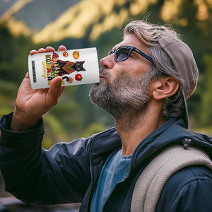 Kwanzaa Blessings 4 in 1 Can Cooler Tumbler Funny Cat African Heritage Gift TS12 Print Your Wear