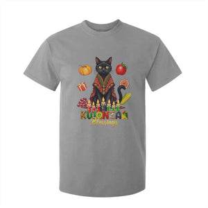 Kwanzaa Blessings T Shirt For Kid Funny Cat African Heritage Gift TS12 Sport Gray Print Your Wear