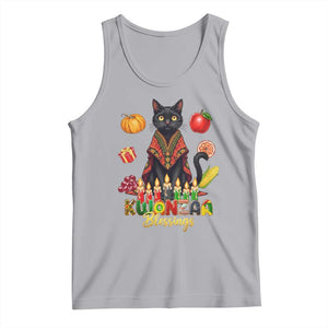 Kwanzaa Blessings Tank Top Funny Cat African Heritage Gift TS12 Athletic Heather Print Your Wear