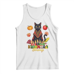 Kwanzaa Blessings Tank Top Funny Cat African Heritage Gift TS12 White Print Your Wear