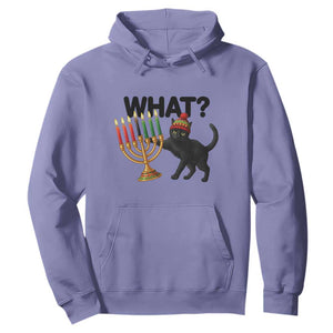 Funny Black Cat Chaos Kwanzaa Kinara Candle Hoodie African Heritage Gift TS12 Violet Print Your Wear