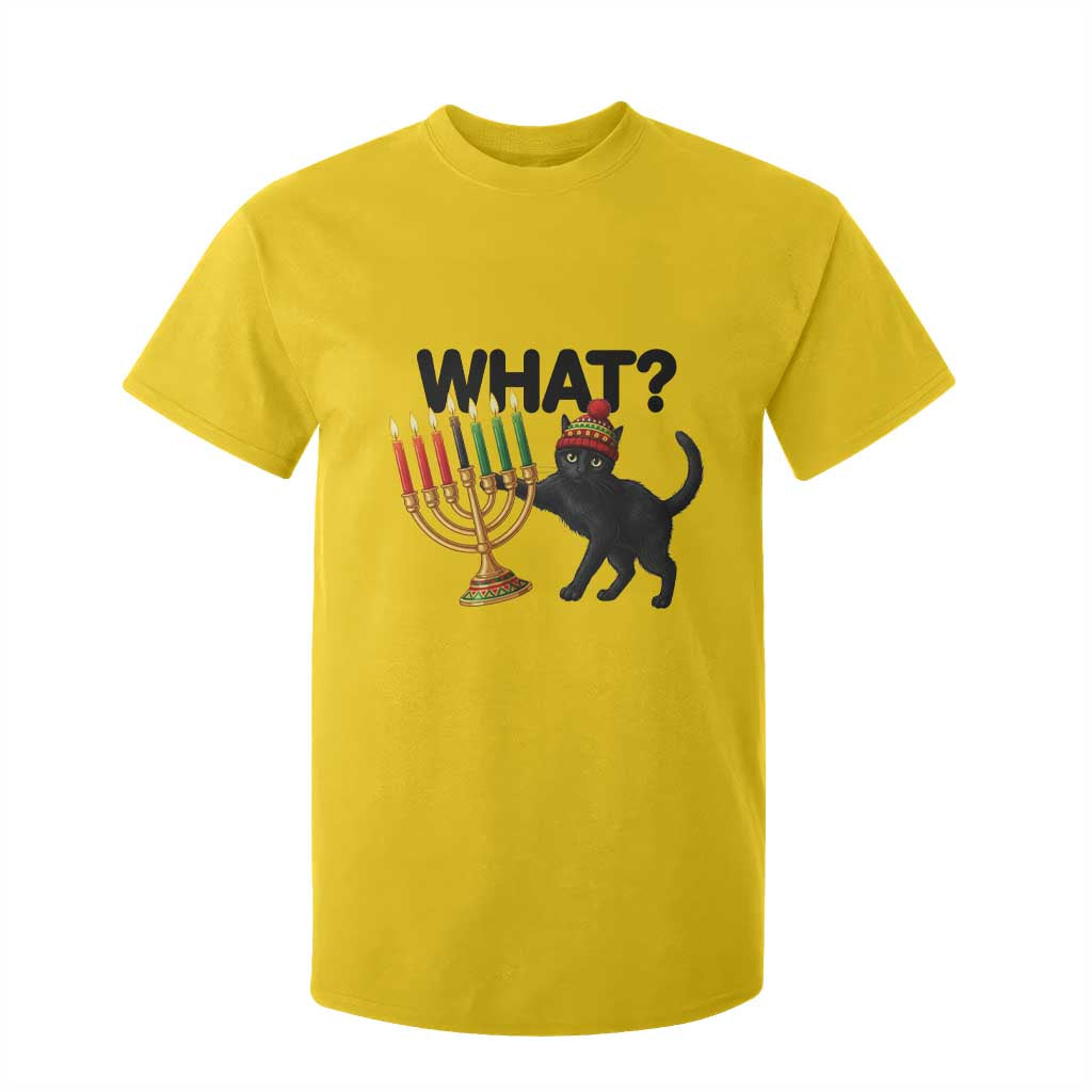 Funny Black Cat Chaos Kwanzaa Kinara Candle T Shirt For Kid African Heritage Gift TS12 Daisy Print Your Wear