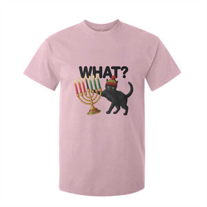 Funny Black Cat Chaos Kwanzaa Kinara Candle T Shirt For Kid African Heritage Gift TS12 Light Pink Print Your Wear